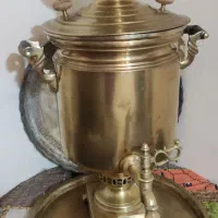 سماور روسی زغالی قدیمی|کلکسیون اشیاء عتیقه|کن, |دیوار