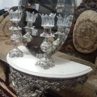اینه شمعدون نقره ای برای شیک پسندان|صنایع دستی و سایر لوازم تزئینی|دماوند, مسکن مهر گیلاوند|دیوار