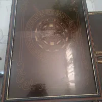 میز جلو مبلی و 4 عدد عسلی اینه دار