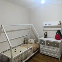 سرویس خواب نوزاد کد37 تخت کلبه