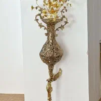 گلدان برنز با 5 شاخه گل