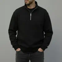 دورس نیم زیپ سه نخ پفکی