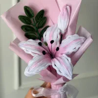 گل لیلیوم|گل مصنوعی|باغستان, |دیوار