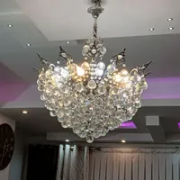 لوستر  همراه 2 دیوارکوب کریستال فرانسوی|لوستر و چراغ آویز|اسلام‌شهر, |دیوار