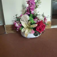 گلدان گل مصنوعی