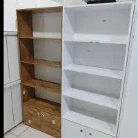 قفسه شلف کتابخانه ام دی اف فلز mdf