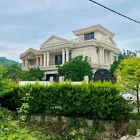 کاخ ویلا نما سنگ 350متری دل جنگل ماهان