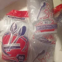 قاشق چنگال یکبار مصرف بسیار مقاوم  تاربخدارهست