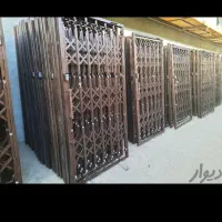 درمحافظ درب اپارتمان اکاردیون حفاظ اکاردیونی کشویی