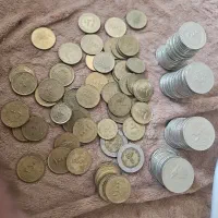 سکه های ۵۰۰و۲۰۰و۵۰ وده و۲۵ و۵ تومانی