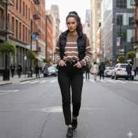 بافت لش راه راه ترند|لباس|بروجن, |دیوار