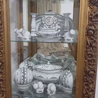 سرویس چینی ۱۲ نفره آنتیک لب توری