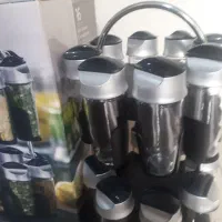 جاادویه دو طبقه ۱۶ تایی جنس شیشه|ظروف نگهدارنده، پلاستیکی، یکبارمصرف|اصفهان, خانه اصفهان|دیوار