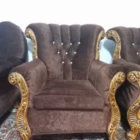 مبل هشت نفره و کلاسیک(کار کرده)|مبلمان خانگی و میز عسلی|شبستر, |دیوار