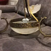 لوستر ۳ شاخه برنز