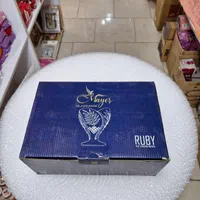 بستنی خوری RUBY ۶ عددی بستنی خوری پایه دار پذیرایی|ظروف سرو و پذیرایی|مشهد, مشهدقلی|دیوار
