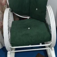 صندلی راک سبزرنگ