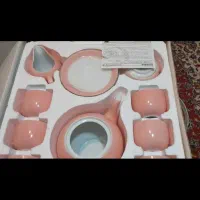 سرویس چای خوری ۱۷ پارچه زرین مدل ایتالیایی