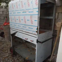 گاری استیل /صفحه استیک/تاپینگ دار/ شعله دار