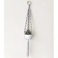 آویز گلدان مکرومه