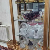 بوفه طلایی چوبی|بوفه، ویترین، کنسول|تهران, فلاح|دیوار
