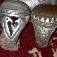 انگشتر نقره و مهره سنگ ،خیلی قدیمی زیرخاکی