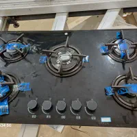 گاز ۵شعله صحفه شیشه