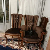 مبلمان 9نفره چوب گردو|مبلمان خانگی و میز عسلی|خمینی‌شهر, |دیوار