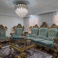 مبلمان کلاسیک ۷نفره طلاکوب