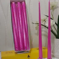 شمع قلمی نوک تیز متالیک ۳۵ سانت|صنایع دستی و سایر لوازم تزئینی|ری, شهید غیوری (ابن باویه)|دیوار