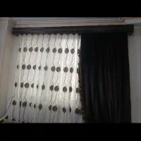 پرده به همراه والان و کتیبه