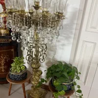 لوستر کنار سالنی برنز