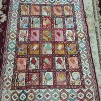 گلیم دست بافت اصل ابریشم|گلیم، جاجیم، گبه|اسلامشهر, شاطره|دیوار