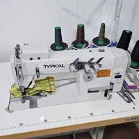 چرخ خیاطی صنعتی سه سوزنه دینام سرخود غلطک دار