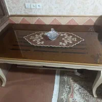مبل۷نفره، میزناهارخوری ۶نفره، میز جلو مبلی و ۴عسلی|مبلمان خانگی و میز عسلی|هشتگرد, گلسار|دیوار