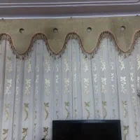 دو عدد پرده با والن