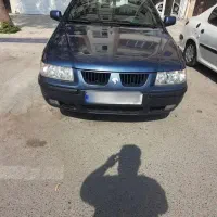 سمند Lx رنگ آبی متالیک مدل ۹۲