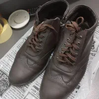 کفش چرم طبیعی هشت ترک