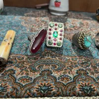 انگشتر دست ساز استاد کار کم یاب|کلکسیون اشیاء عتیقه|اردبیل, |دیوار