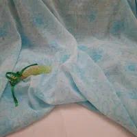 پارچه ژورژت فیروزه ای خوش طرح آماده دوخت|لوازم خیاطی و بافتنی|تهران, سید خندان (جلفا)|دیوار