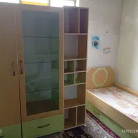 کمد ۳ تیکه همراه با تخت خواب|جاکفشی، کمد، دراور|لنگرود, |دیوار