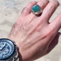 انگشتر رکاب‌نقطه/ نقره‌سرای‌غدیر/