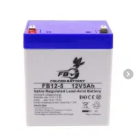 باتری۱۲ ولت ۵ امپر ساعت فالکون