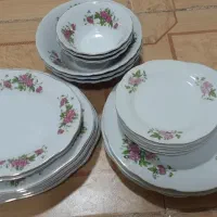 ظروف گل سرخی عالیشهر|ظروف سرو و پذیرایی|بوشهر, |دیوار