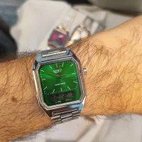 ساعت کاسیو دو زمانه صفحه رنگی|ساعت|رشت, حمیدیان|دیوار