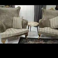 مبل ۷ نفره همراه میز ناهار خوری ۶نفره چوبی
