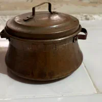 ۲ عدد ظرف مسی عتیقه|کلکسیون اشیاء عتیقه|بهشهر, |دیوار