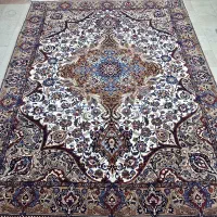 فرش ۹ متری کاشمر دستباف طرح شکارگاه