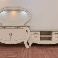 میز تی وی و کنسول دسته برنز