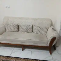 فروش مبل راحتی..هفت نفره..با میز وسط و عسلی|مبلمان خانگی و میز عسلی|لنجان, |دیوار